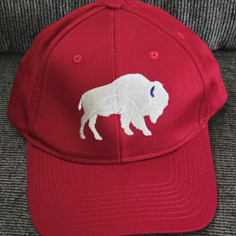 Red Buffalo (Bills) style hat